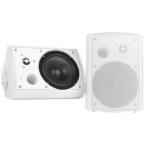 Sonic Boom Home  Indoor-Outdoor Wall-Mount Bluetooth Speaker System; White - 5.25 in. SO114338